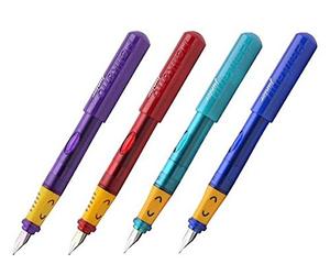 Pelikano Junior P68 Fountain Pen with Blue Ink Cartridge 6B05 / L Nib/Assorted Colours