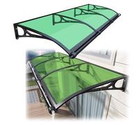 Pelina Outdoor Transparent Canopy for Doors & Windows UV Protection Garden Cover Patio Shade Grass Green 100x290cm - Durable Waterproof Shelter