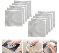 Pelinuar 2023 New Multifunctional Non-Scratch Wire Dishcloth,Multipurpose Wire Dishwashing Rags,Japanese Steel Wire Dish Towel for Washing Dishes,Sinks,Counters,Stove Tops (10 Pcs)