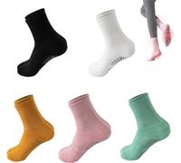 Pelinuar Angelslim Ionic Ionized Low-Frequency Pulse Self-Heating Socks,Angelslim Negative Oxygen Ion Fat Burning Socks,Tourmaline Health Sock For Man and Women (Mixed*5)