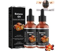 Pelinuar Batana Oil for Hair Growth, 100% Natural Organic, Promotes Hair & Skin Radiance, Unisex-Adults, Pleasant Fragrance, 2 Pcs