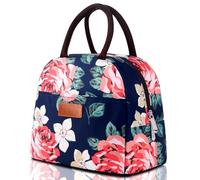 Pelizen Insulated Lunch Bag, Thermal Leakproof Cool Bag Lunch Box for Adults, Mens, Womens Lunch Box for Work, School, Picnic, Camping (Rose)
