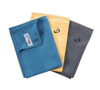 Pella Microfibre Cloth Set, 40 x 60 cm, 3 Colours, Window Cloth, Streak-Free, Car Care, Kitchen Cleaning Cloths, Streak-Free Cleaning Cloths for Windows, Car and Household