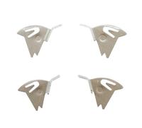 Pella-Style Window Screen Knife Latch Pair - 2 Pair Pack, Window Screen Clips Compatible with Pella Wood Windows