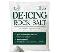 Pelle & Sol 10kg Rock Salt - Fast-Acting Deicing Salt for Melting Snow and Ice on Driveways, Paths & Roads - Rocksalt for Winter Safety - Snow Essentials, Prevents Freezing in Garden, Safe on Surfaces