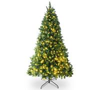 Pelle & Sol 4/5/6/7Ft Pre Lit Artificial Xmas Tree 400/760/1142/1560 Alaskan Pine Tip 200/300/400/600 Led 8 Light Mode With Timer