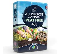 Pelle & Sol 40L Peat Free Compost - Bio Wood Fibe Enriched Seaweed Volcanic Dust