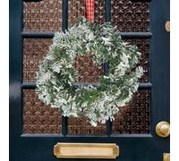 Pelle & Sol Christmas Wreath - 45Cm Realistic Snow-Tipped - Door Window Wall Home Decor & Festive Home Christmas Decorations