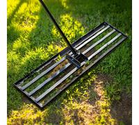 Pelle & Sol Lawn Levelling Rake for Gardening Adjustable Heavy Duty Tool in Black | Size: 2kg Pelle & Sol Black 2kg