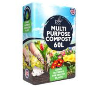 Pelle & Sol Multi Purpose Compost - 60L, Potting Soil For Indoor & Outdoor Plants - Nutrient-Rich All Purpose Fertiliser Mix
