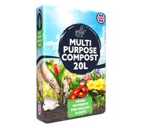 Pelle & Sol Multi Purpose Compost Outdoor Indoor Plants & Soil All Purpose 20L in Black | Size: 1 Pack Pelle & Sol Black 1 Pack