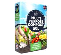 Pelle & Sol Multi Purpose Compost Outdoor Indoor Plants & Soil All Purpose 50L in Black Pelle & Sol Black