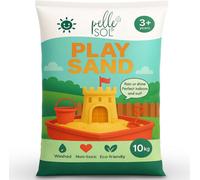 Pelle & Sol Soft Play Sand - 10 Kg, Non-Toxic Fine Texture For Kids Sandpit, Water Table, Sensory Play, Garden & Craft Projects