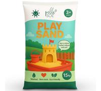 Pelle & Sol Soft Play Sand - 15 Kg, Non-Toxic Fine Texture For Kids Sandpit, Water Table, Sensory Play, Garden & Craft Projects