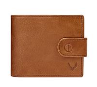 Pelle Toro All-in-One Handmade Mens Wallet with RFID Blocking, Coin Pocket, 8 Card Slots, Zip Section, in Wooden Gift Box, Tan