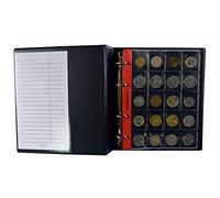 PELLER'S Collection Album, 206 Mix Pockets for Small, Medium, Big Coins: from Pence to £5 Pounds, 10 Sheets & Dividers. Coin album M