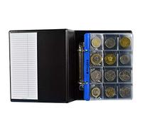 PELLER'S Collection Album, 240 Pockets for Medium Coins up to 1.10" (28mm): £1, 2 Pounds, 50P, €2 Euro. 20 Sheets. Coin album S