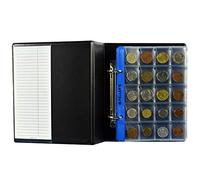 PELLER'S Collection Album, 400 Pockets for Small Coins up to 22.5 mm Diameter, Small Binder with 20 Sheets