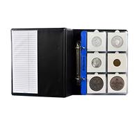 PELLER'S Collection Album with 60 Pockets for Standard Cardboard Coin Holders. 10 Sheets. Coin album S
