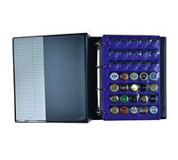 PELLER'S XL Beer Cap & Champagne Collection Album - Holds 210 Caps, crown caps, 4-Ring Binder, Soft Touch Material, Spine & Internal pocket