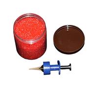 Pellet Bander Tool, Micro Bait Bands Banding Match Coarse Fishing Terminal Tackle Set w/ 13000 Red Bands