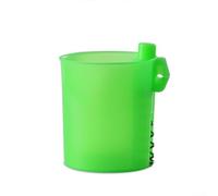 Pellet Cup for Fishing Rod Clip, Carp Pole Pots Feeder Cup, Bait Accessory with Spill Proof Design, for DURABLE, Fits 2 6mm Rod Diameter(Green)