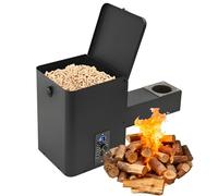 Pellet Smoker Hopper Assembly Kit for Wood Pellet Cooking, Ideal for Smoking, Baking, Roasting, and Barbecuing, Complete Assembly for Perfect BBQ Experience