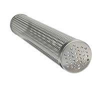 Pellet Smoker Tube Stainless Steel Wood Pellet Tubes For Cold/Hot Portable Barbecue Grill Generators Kitchen Storage Cabinets Freestanding