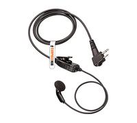 Pellet Style/MP Style In-line PTT Compatible with Motorola CP040 DP1400 GP68 GP88 GP300 XT420 XT460 (2-Pin) Radio Earpiece