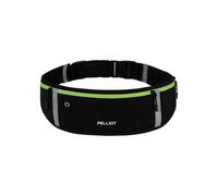 PELLIOT Waist Pack Unisex Outdoor Sports Hands-Free Convenient - Striking Contrast with Fluorescent Green Accents, Obsidian Black