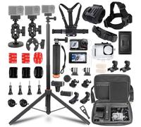 PellKing Accessories Kit for DJI Osmo Action 5 Pro/4/3, Waterproof Housing Selfie Stick Tripod Handlebar Pole Mount Magnetic Holder Bundle for DJI Action 5 Pro, Action 4, Action 3