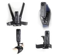 PellKing Accessories Kit for Insta360 X5, Chest Mount Head Strap Backpack Strap Clip Wrist Strap, 360°Rotating Adapter + Quick Release Magnetic Mount for Insta360 One X5 Camera