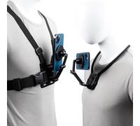 PellKing Chest Strap Mount Magnetic Neck Mount Kit for Magsafe, Hands Free Neck Phone Holder POV/Vlog Neck Mount Video Recording for iPhone 15 14 13 12 Plus Pro Max