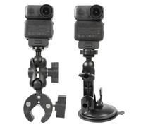 PellKing Motorcycle Handlebar Mount Car Mangetic Accessories Kit for Osmo Action 5 pro/osmo 360,66mm Magnetic Mount with 360 Degree Rotation,Ball Head Clamp Handlebar Clamp for osmo Nano