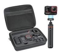 PellKing Selfie Stick & Carrying Case 2 in 1 Kit for Insta360 Ace Pro 2, 16.14in Selfie Stick Tripod with Magnetic Quick Release Mount, Portable Hard Case, Vlog & Travel for Insta360 Ace Pro 2
