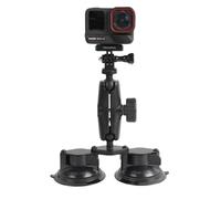 PellKing Suction Cup Mount for Insta360 AcePro 2,Car Windshield Dash Holder 360 Degree Rotation Suction Cup with Quick Release Magnetic Mount for Insta360 X5 for AcePro 2 Accessories