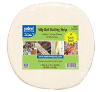 Pellon Jelly Batting Strip 2 Rolls-2.5in x 25yds Notion, White