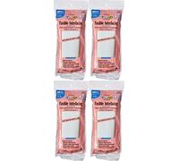 Pellon PLF36 Ultra Lightweight Fusible Interfacing, White, 15" x 3 Yards (4 Pack)