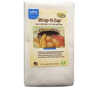 Pellon Wrap-N-Zap Cotton Quilt Batting, 45 by 36-Inch, Natural 2-Pack