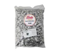 Pells Premium Black and White Mints | 3kg Bulk Bag | Individually Wrapped Hard Boiled Sweets | Traditional Confectionery