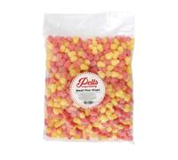 Pells Small Pear Drops | 3kg Bulk Bag | Unwrapped & Traditional Assorted Fruit Flavoured Hard Candy
