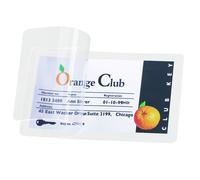 Pelltech 54 x 86mm Self Laminating Card (Pack of 100) Pack 100, Orange