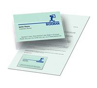 Pelltech 60 x 95mm Self Adhesive Business Card Pocket (Pack of 100)