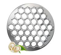 Pelmeni Maker Russian Ravioli Maker Dumplings Mold, 37 Holes Aluminum Alloy Metal Mold, Kitchen Russian Dumpling Press for Make Dumplings Manually