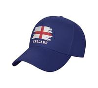 PELNYC England Flag Cool Fans Baseball Cap Running Sport Travel Hat Adjustable Patriotic Unisex Caps Blue