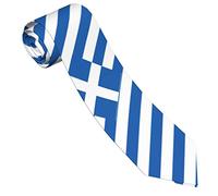 PELNYC Greece Flag Cool Greek 3 Necktie Patriotic Neck Ties Mens Party Formal Business Soft Skil Neckties