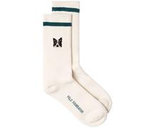 PELO FOUNDATION border collie-patch socks - White One Size