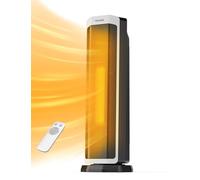 PELONIS 2 In 1 Electric Space Heater 2000W with Remote Control, Energy Efficient, Portable Ceramic Heater, 75° Oscillation, Adjustable Thermostat, Tip-Over & Overheat Protection