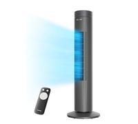 Pelonis 30-Inch Advanced Bladeless Tower Fan with Remote Control, 3 Adjustable Speeds, Ultra-Quiet Cooling, 7-Hour Programmable Timer - Perfect for Home, Office, and Bedroom Comfort
