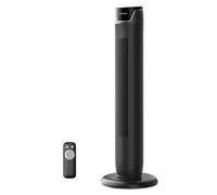 Pelonis 36" Smart Tower Fan with Remote | Ultra-Quiet 27dB Bedroom Fan | 5 Speeds & AI Auto Mode, 9H Timer, LED Display | Oscillating Cooling for Office/Home (Energy Saving 45W)